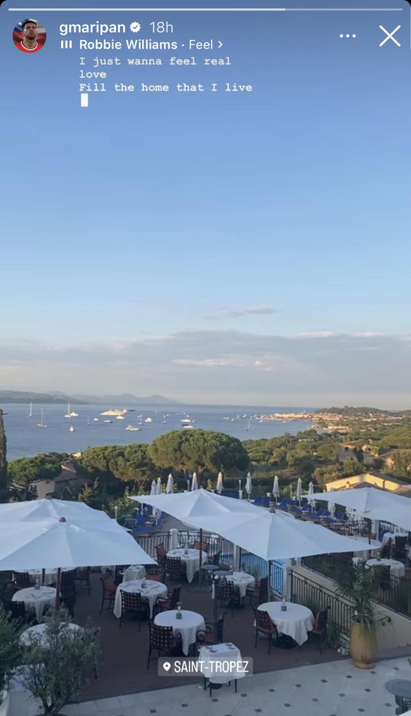 Guillermo Maripán en Saint Tropez