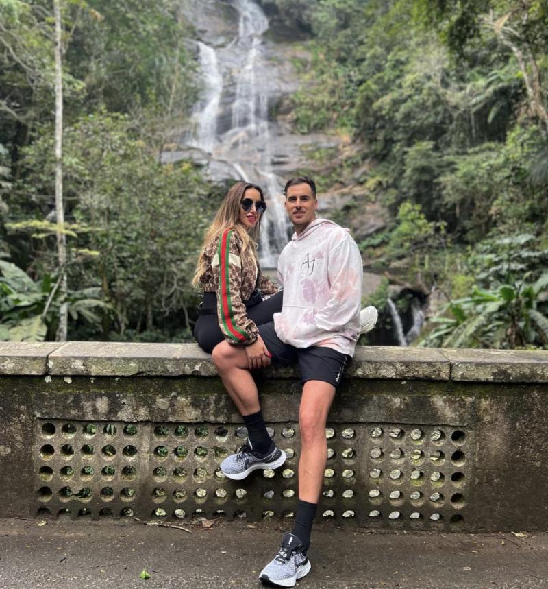 Marité Matus y Camilo Huerta en Brasil