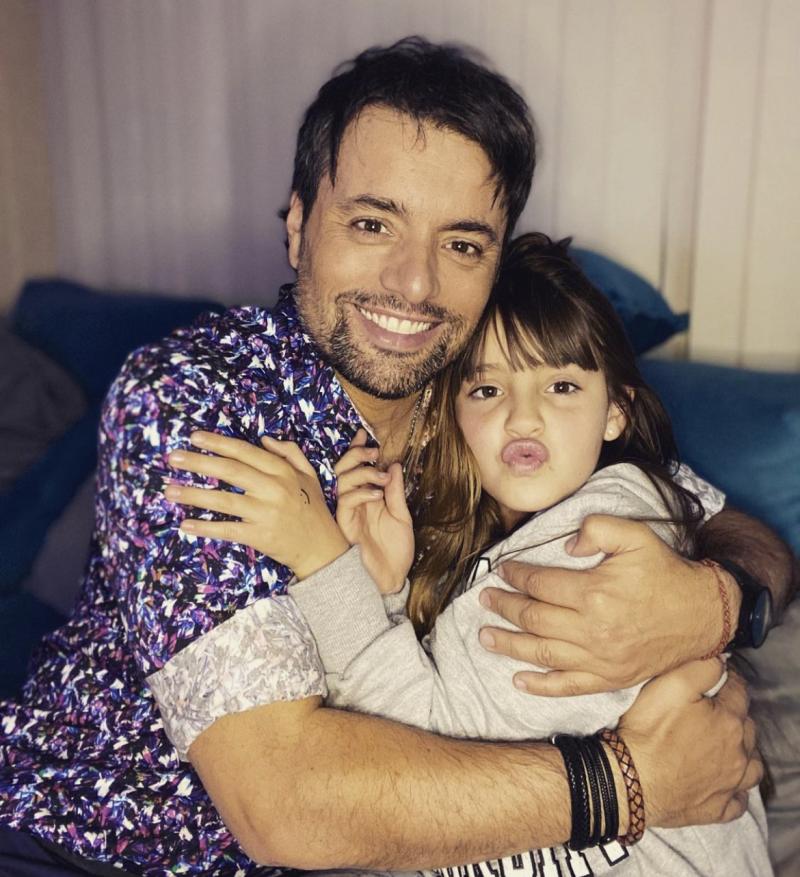 Daniel Valenzuela y su hija Alondra