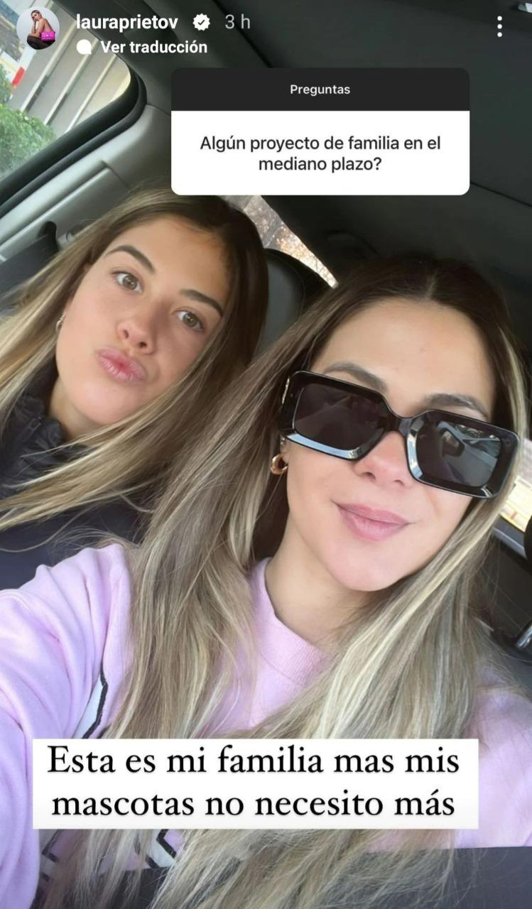 Laura Prieto y su hija