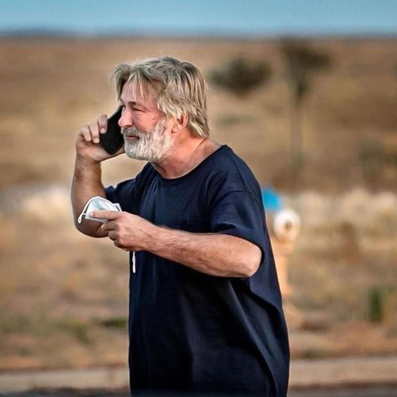 Alec Baldwin captado en el trágico evento