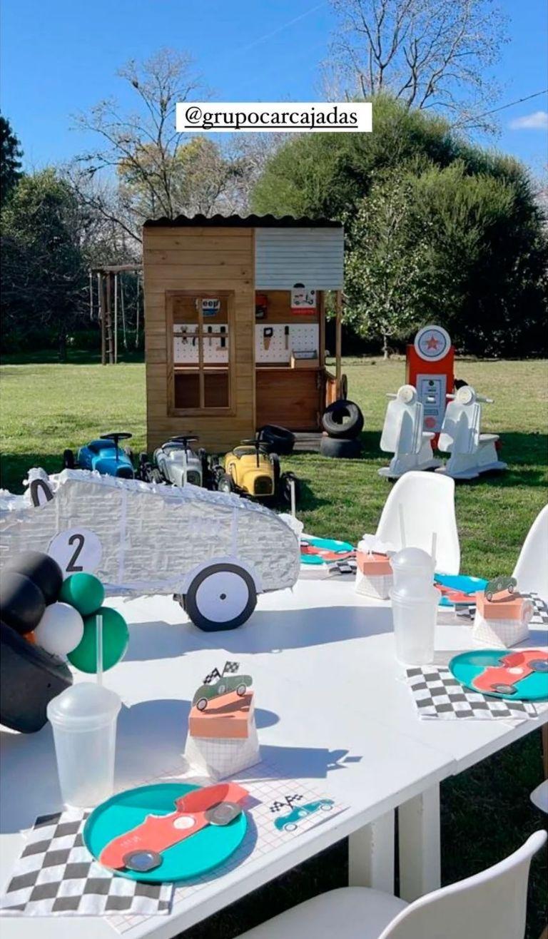 Celebración preparada por China Suárez