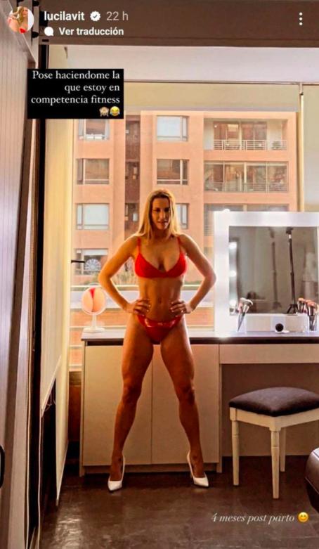 Lucila Vit sorprende al mostrar su figura en lencería a cuatro meses de haber dado a luz