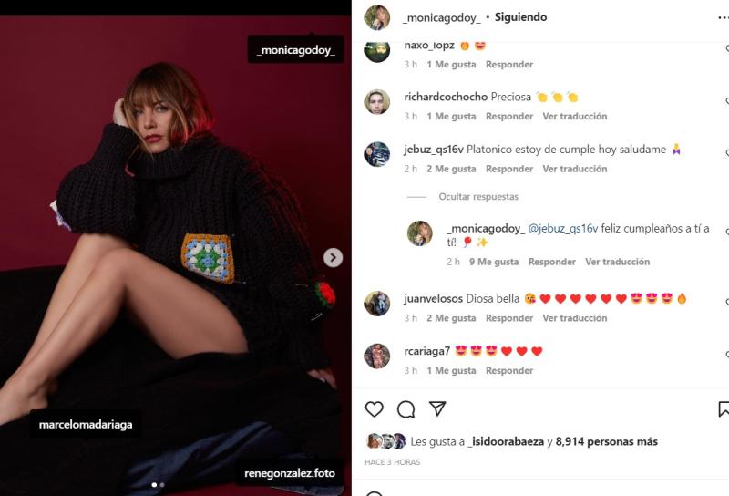 Instagram de Mónica Godoy