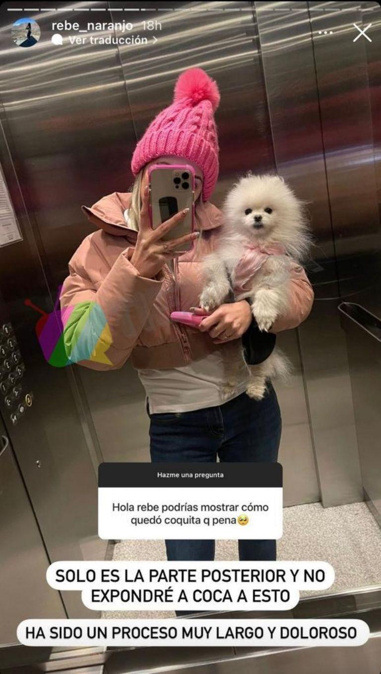 Instagram de Rebeca Naranjo.