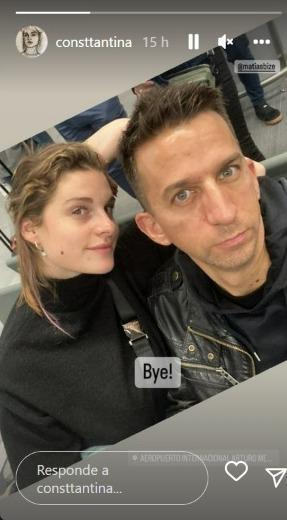 Tanza Varela y su novio