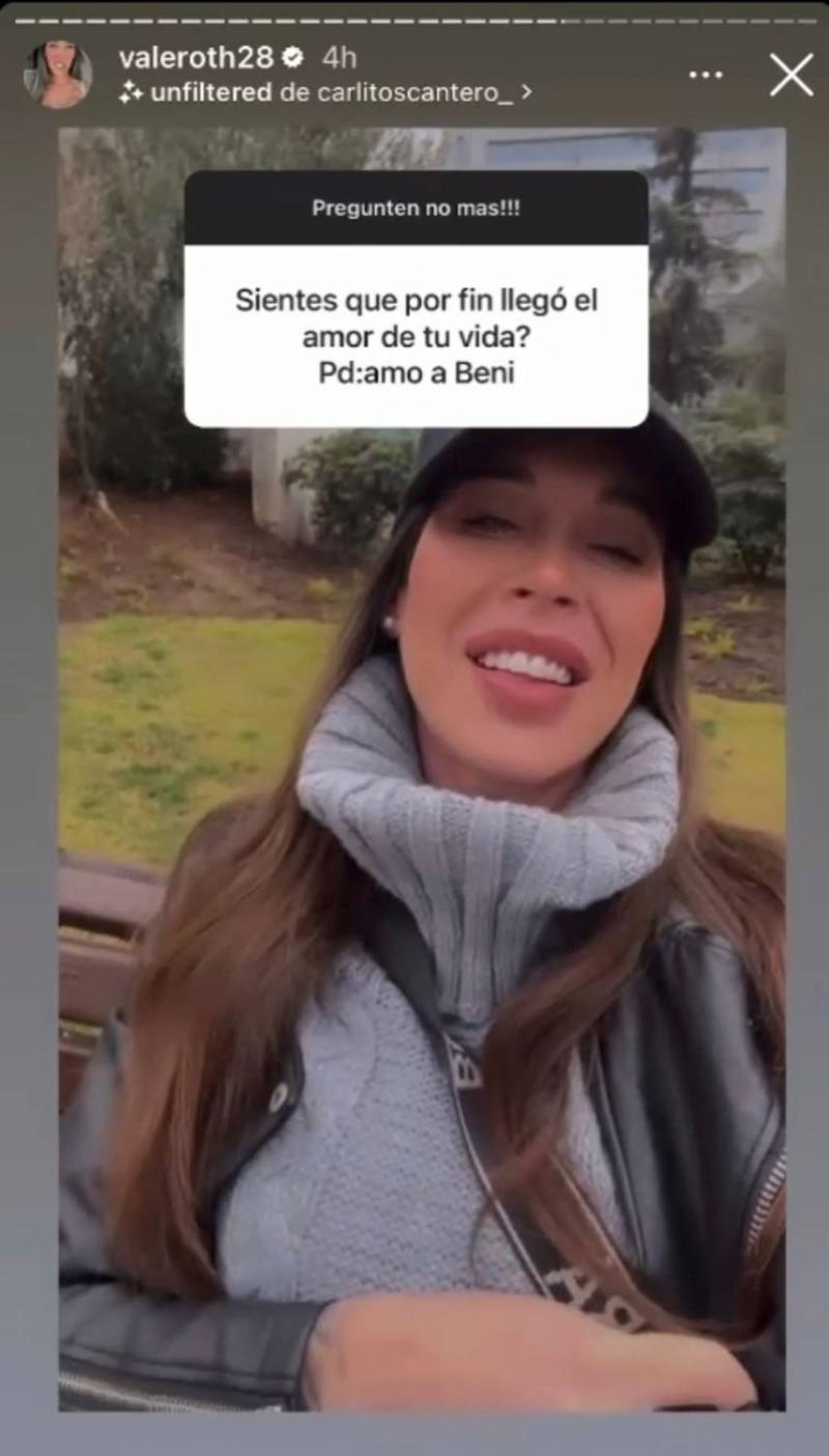 “Me encanta”: Vale Roth entregó detalles de su nueva relación