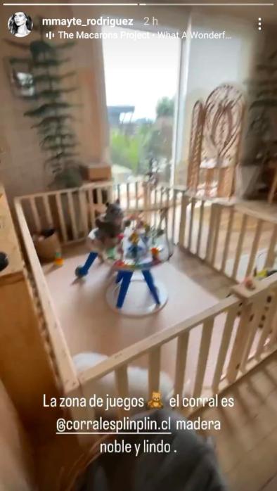 "La zona de juegos": Mayte Rodríguez muestra especial espacio de juegos que tiene para su hijo
