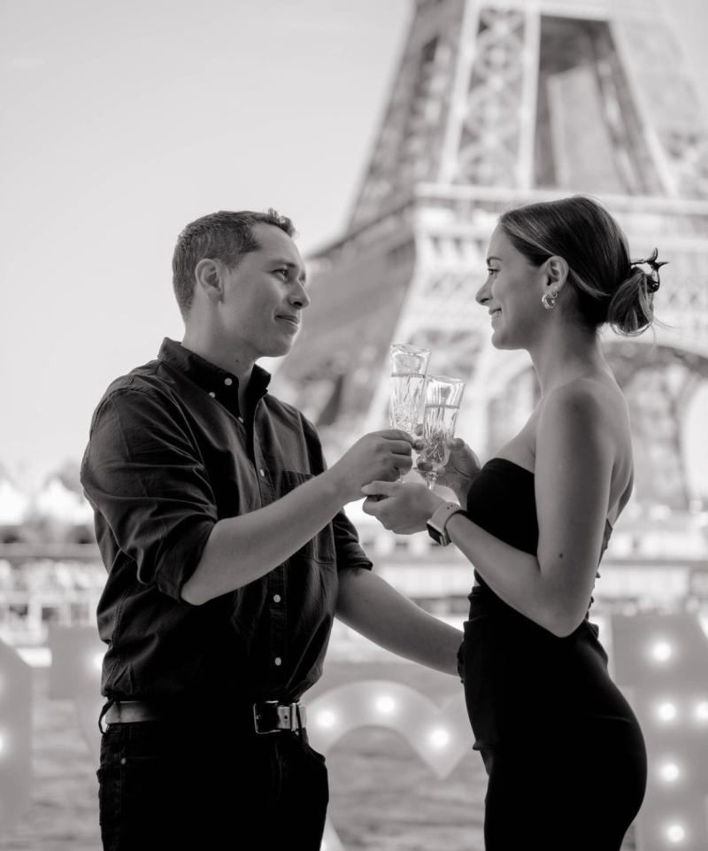 Karol Lucero pidiendo matrimonio