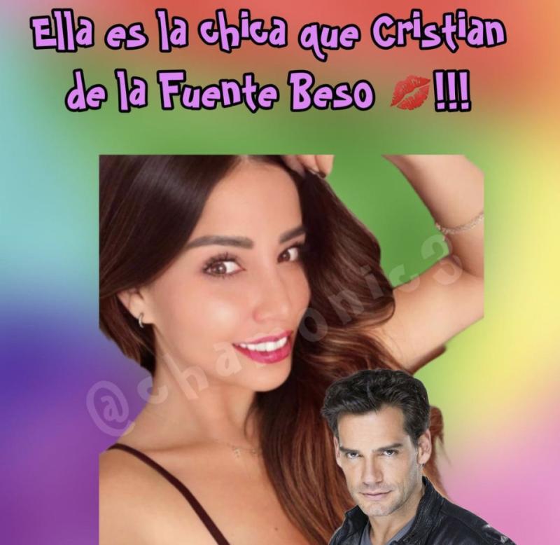 Imagen de la supuesta mujer que besó a Cristián de la Fuente