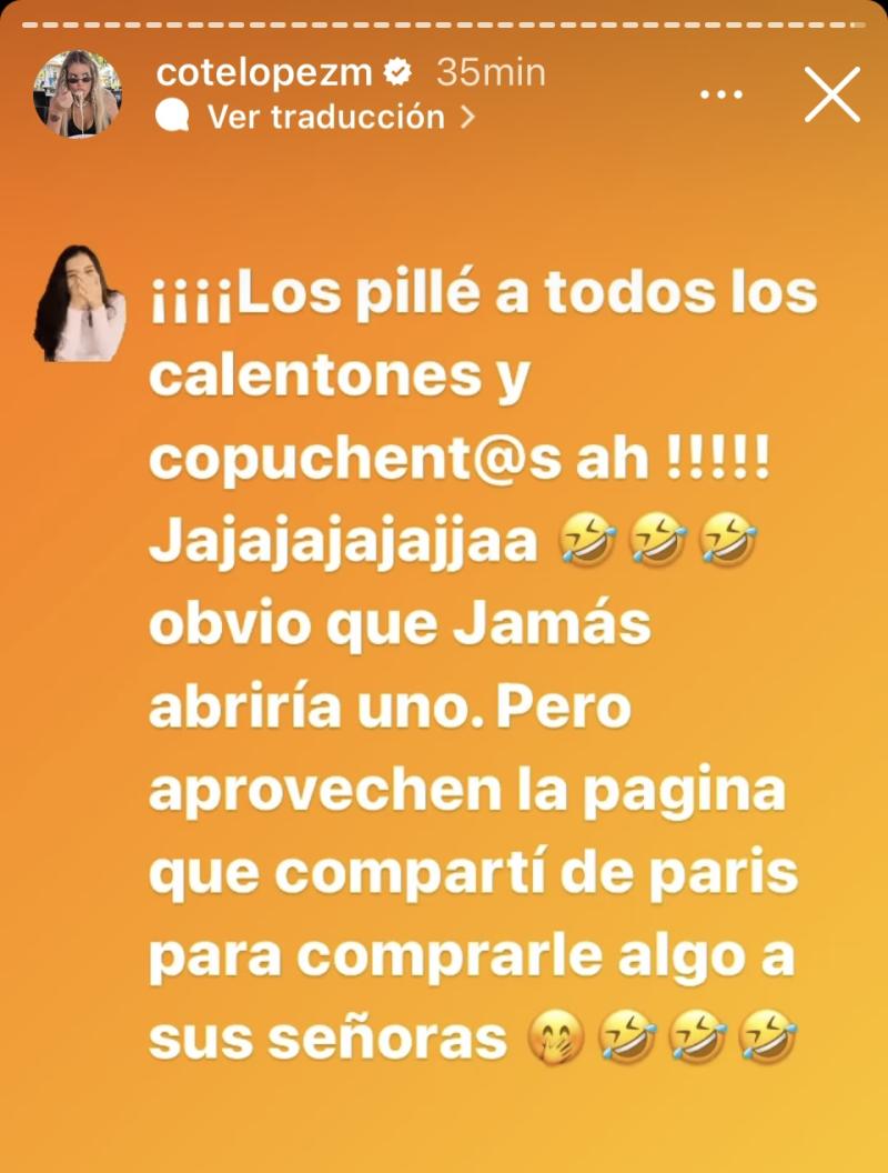 Coté López hace divertida broma a sus seguidores