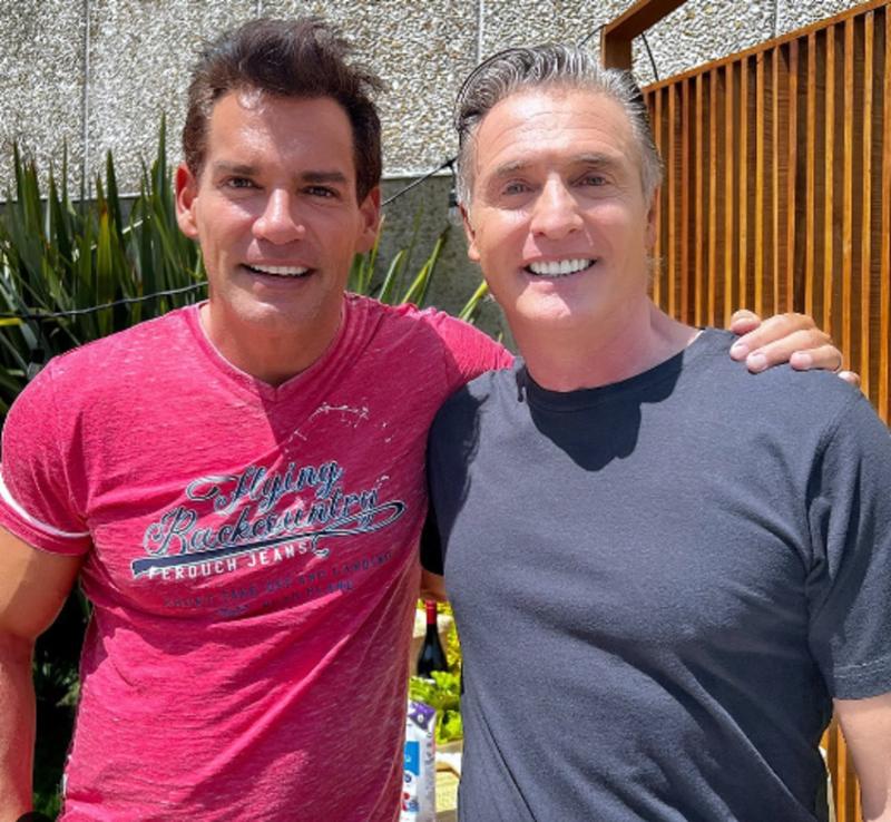 Cristián de la Fuente junto a Juan Soler