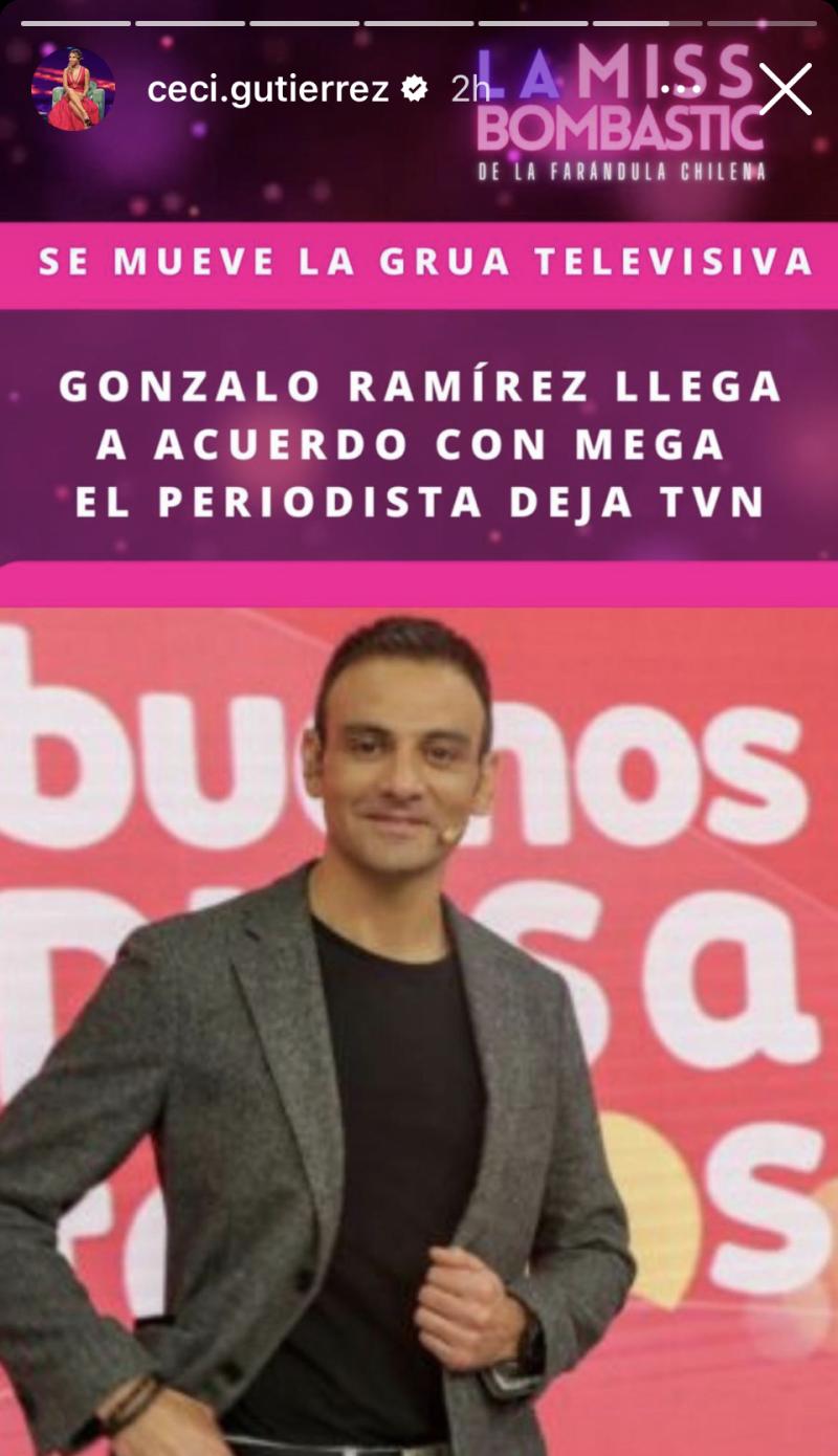 Cecilia Gutiérrez anuncia la salida de Gonzalo Ramírez