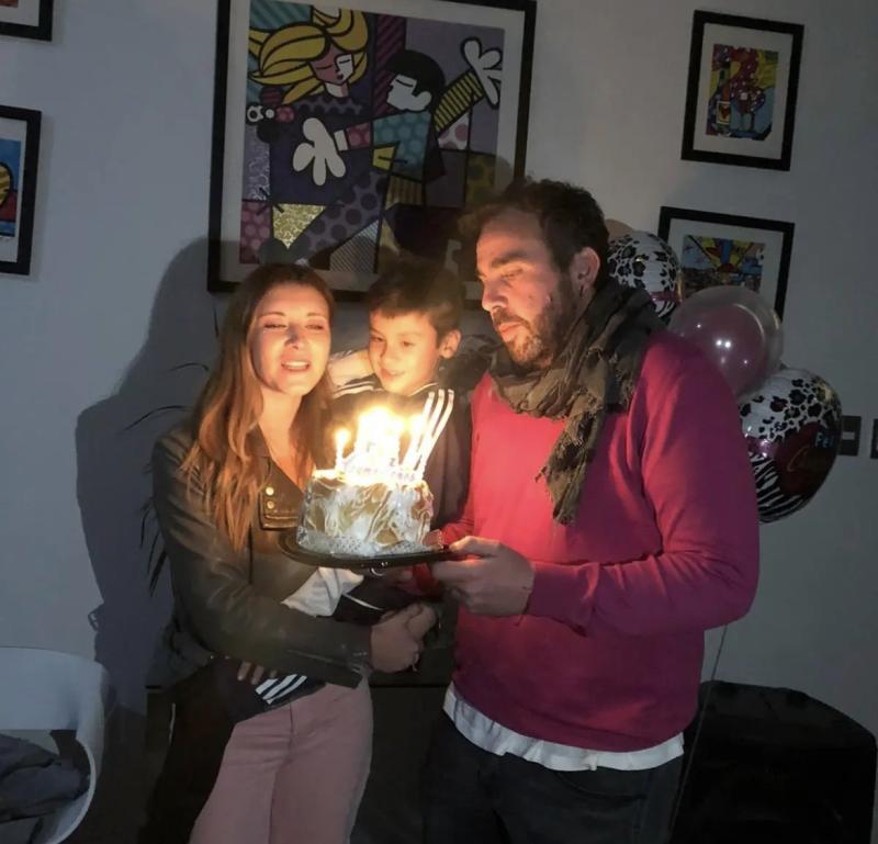 Carla Jara celebrando su cumpleaños