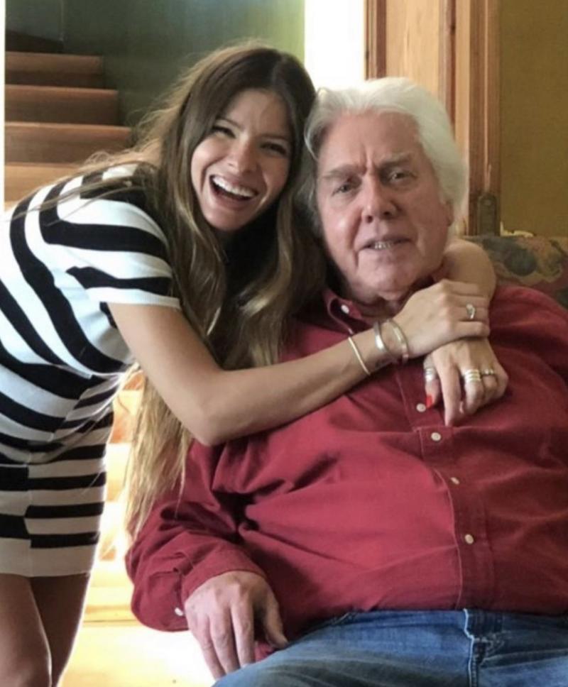 China Suárez con su ex suegro