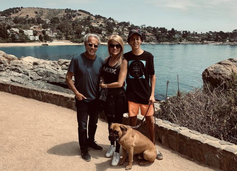 Registro fotográfico de Cecilia Bolocco, Máximo y Pepo