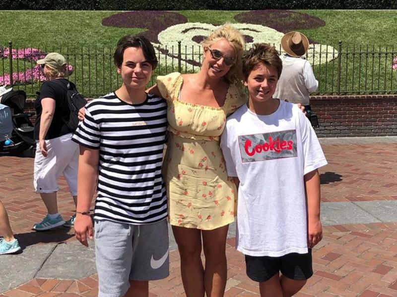Britney y sus hijos
