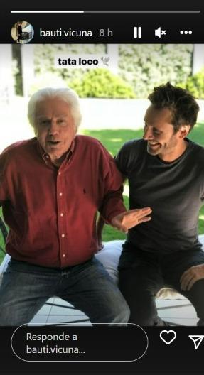 Bautista Vicuña se despide de su abuelo