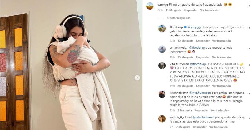 Instagram de Flor de Rap