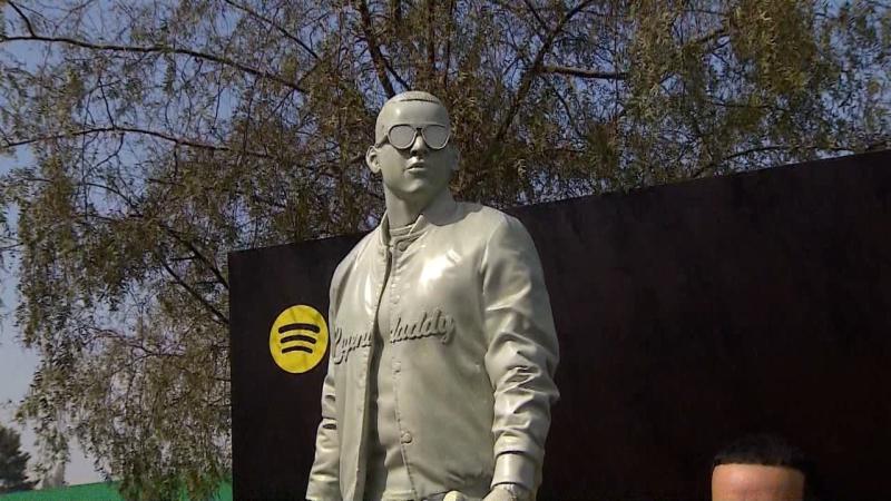 El homenaje a Daddy Yankee en Chile: instalaron una estatua en su honor