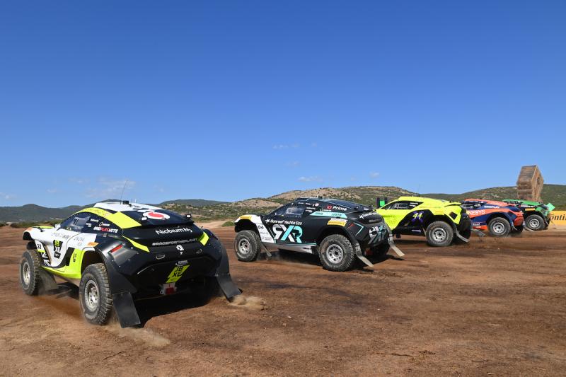 10 autos eléctricos todoterreno correrán este fin de semana el campeonato Extreme E