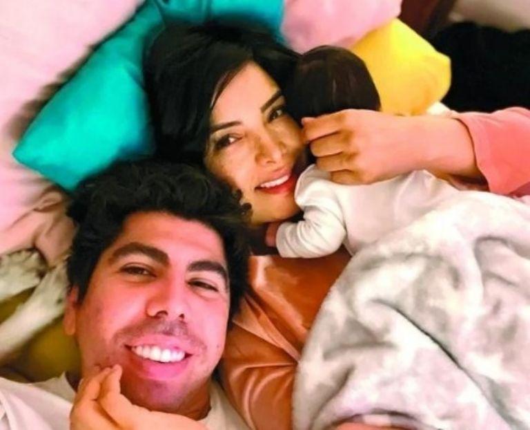 Mariela Montero y su familia