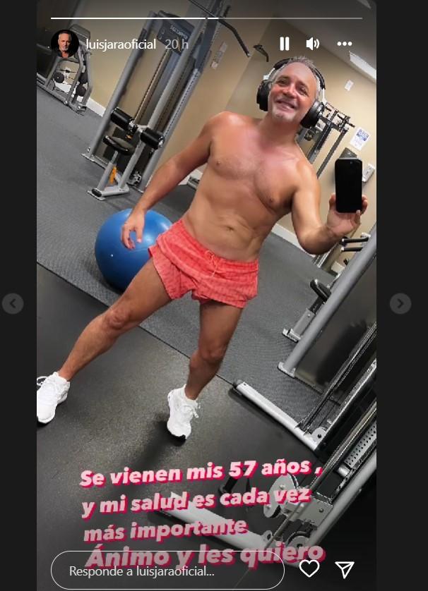 Lucho Jara y su esbelta figura