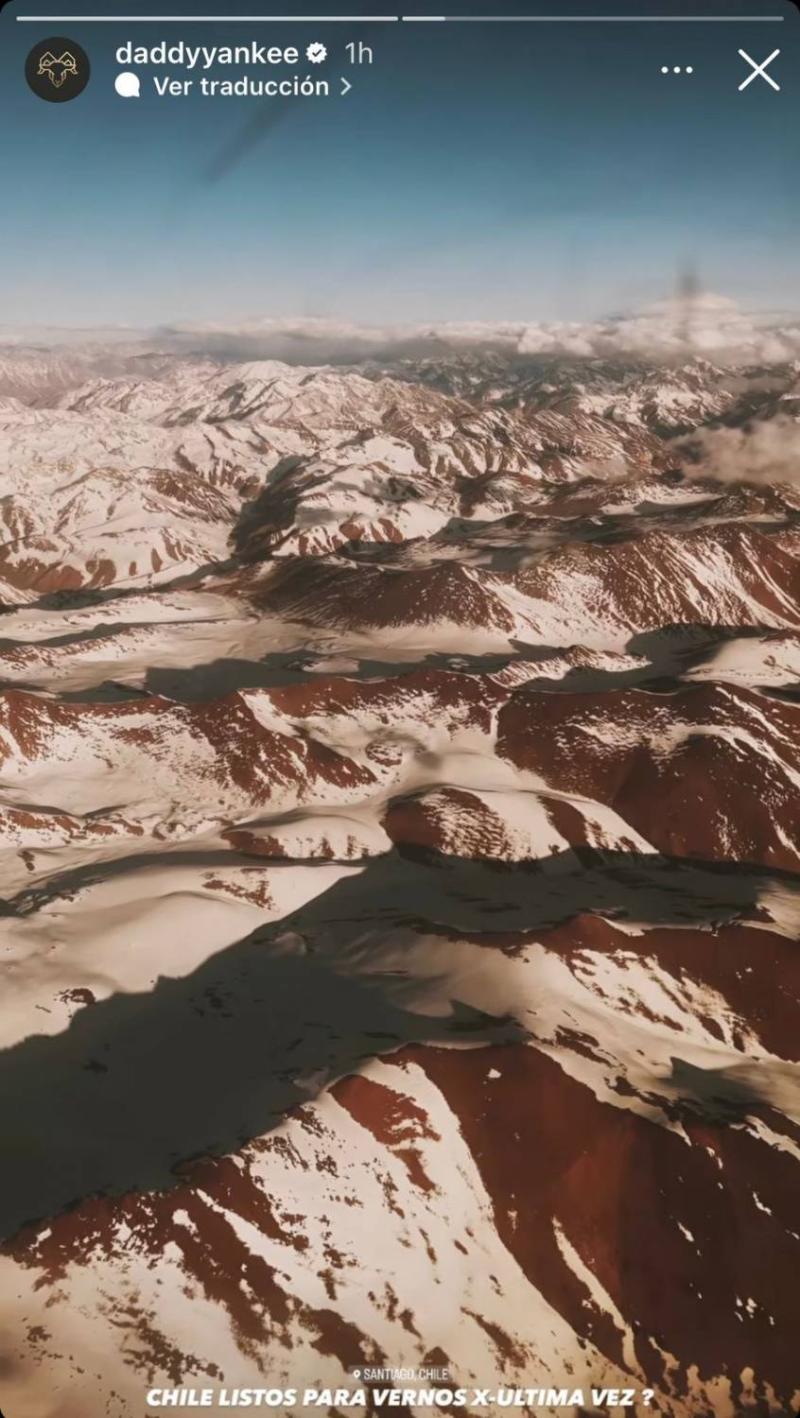 ¡Se acabó la espera! Daddy Yankee anunció su llegada de Chile con especial publicación