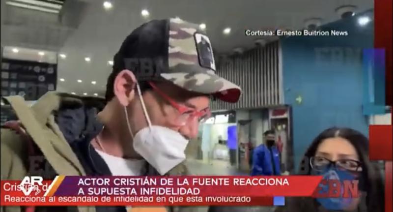 Cristián de la Fuente en su llegada a México