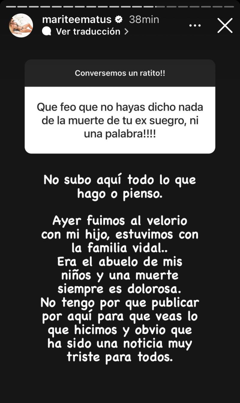 Marité Matus - Instagram