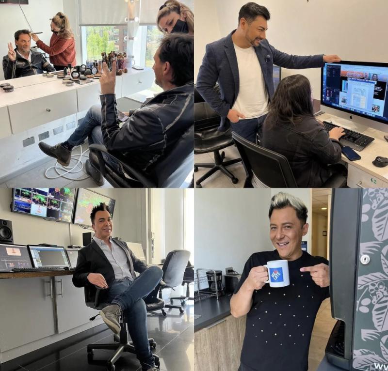 Daniel Fuenzalida y los panelistas de Me Late