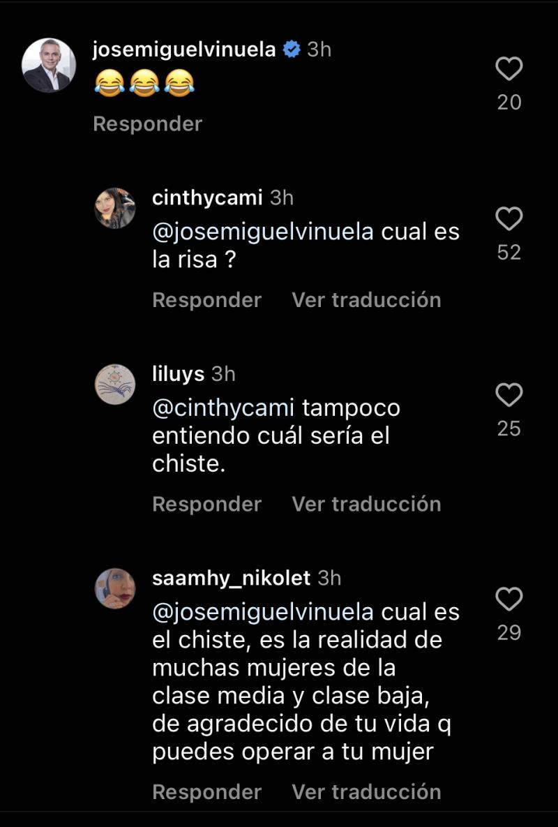 José Miguel Viñuela es criticado