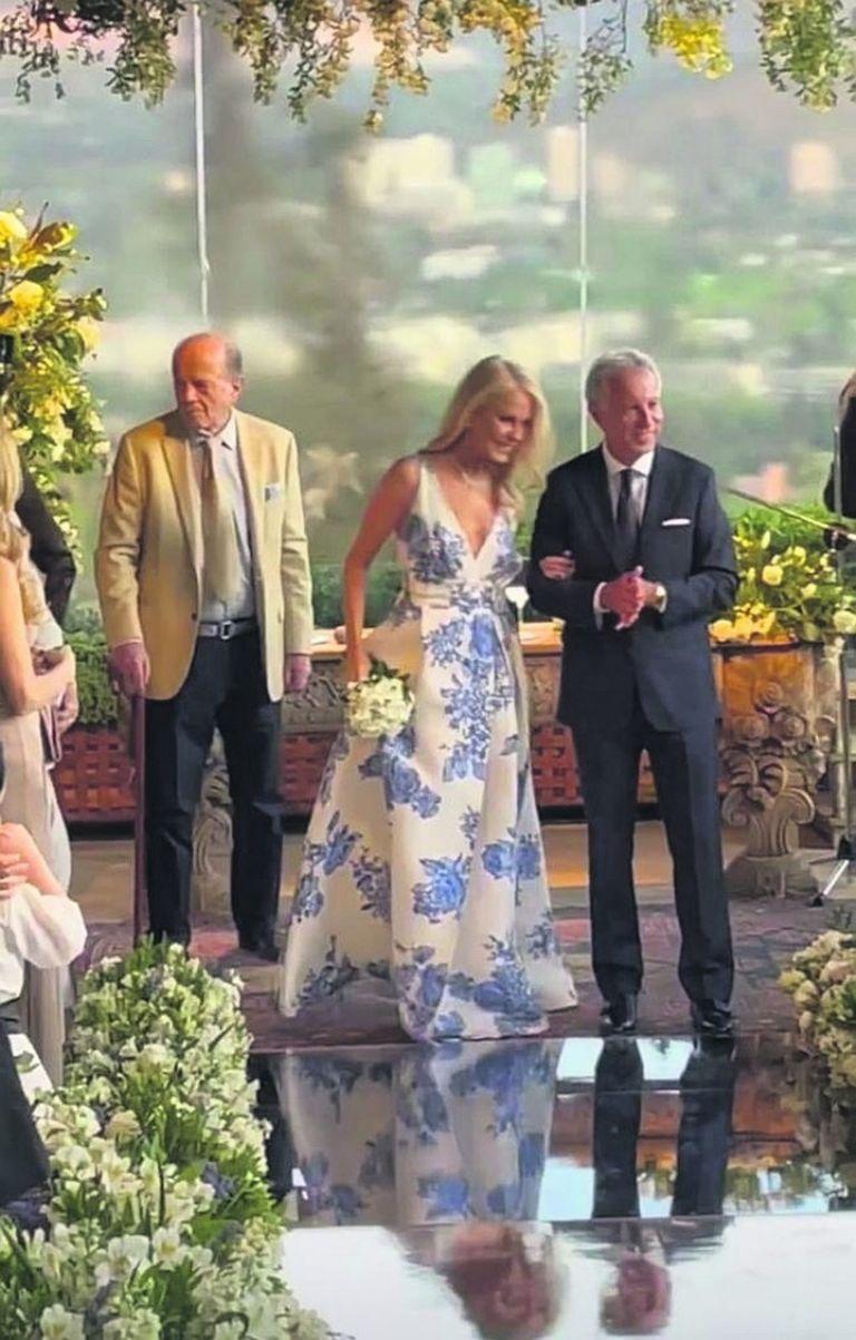 Cecilia Bolocco en su matrimonio