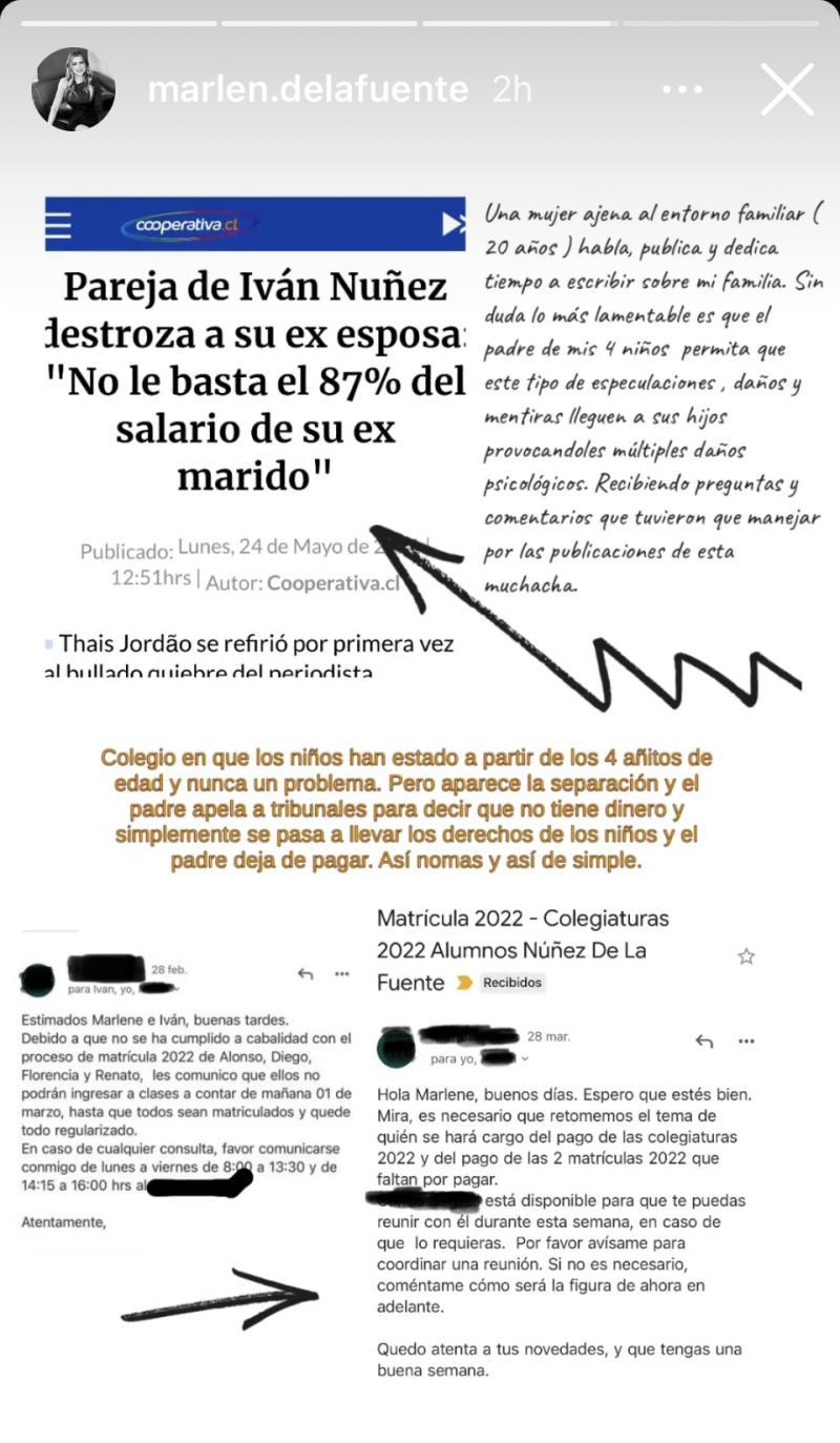 Instagram de Marlene de la Fuente