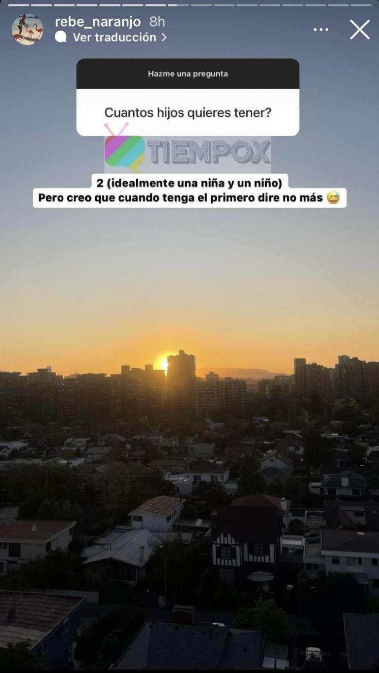 Instagram de Rebeca Naranjo/ Tiempo X