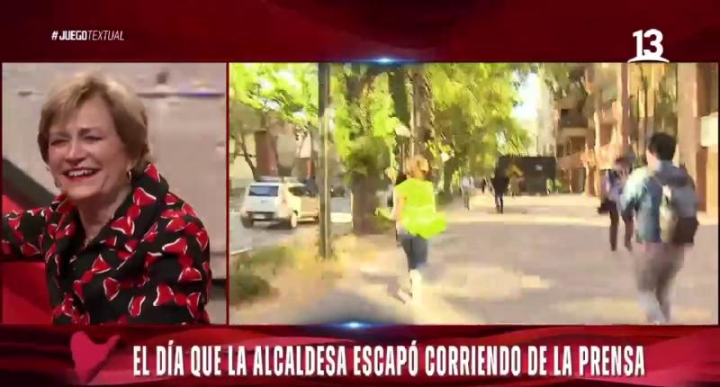 Evelyn Matthei recordó cuando salió corriendo de la prensa mientras dirigía el tránsito