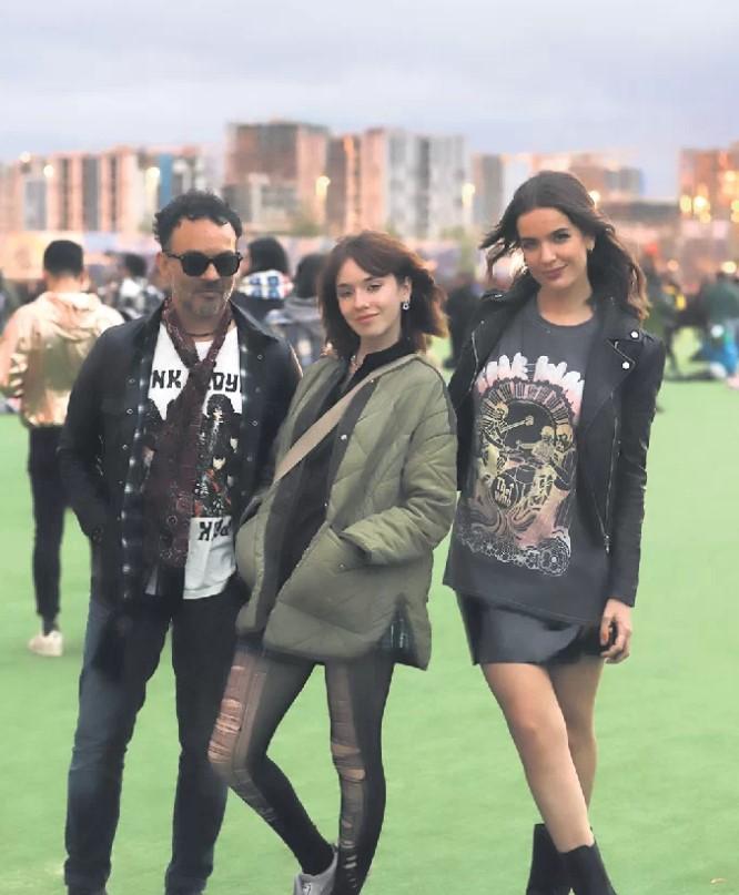 Álvaro López, Julieta y Millaray Viera/ LUN