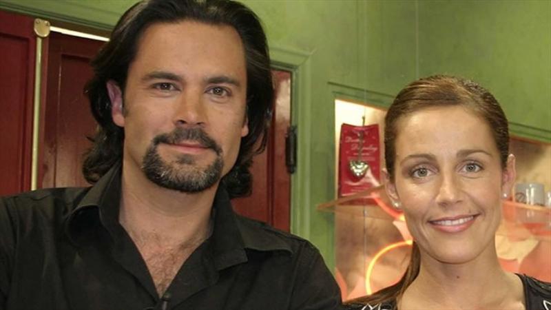 Bárbara Rebolledo y Felipe Camiroaga