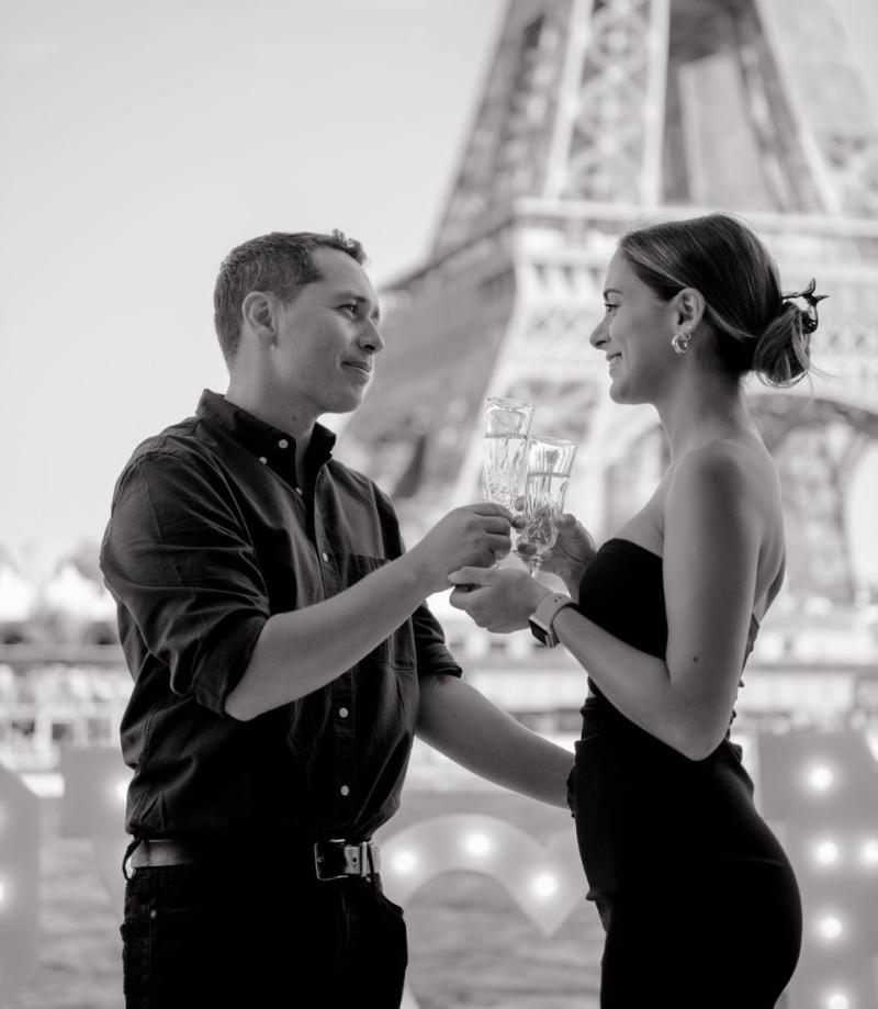 Karol Lucero y Fran Virgilio