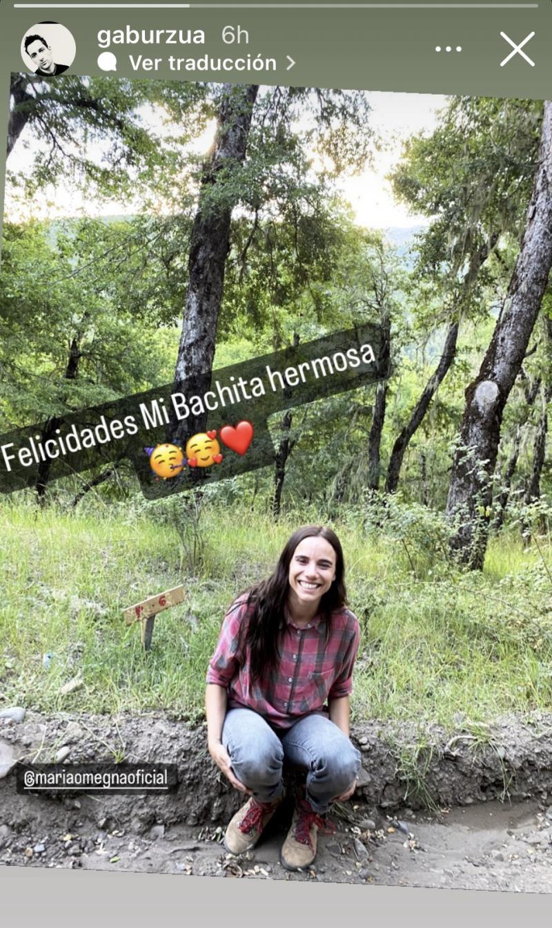 Pareja de María Gracia Omegna la saluda por su cumpleaños