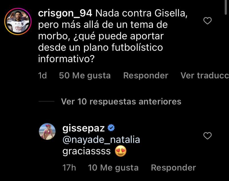 Gissella Gallardo - redes sociales