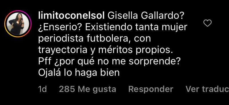 Gissella Gallardo - redes sociales