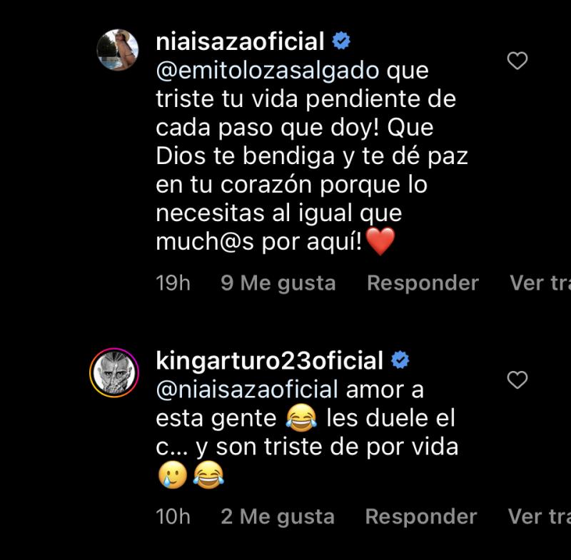 Arturo Vidal reacciona en Instagram