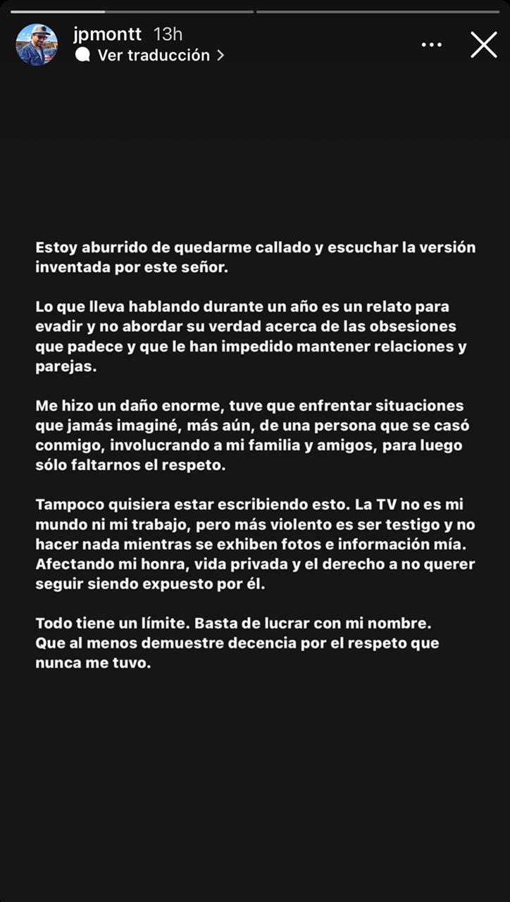 Respuesta de Juan Pablo Montt