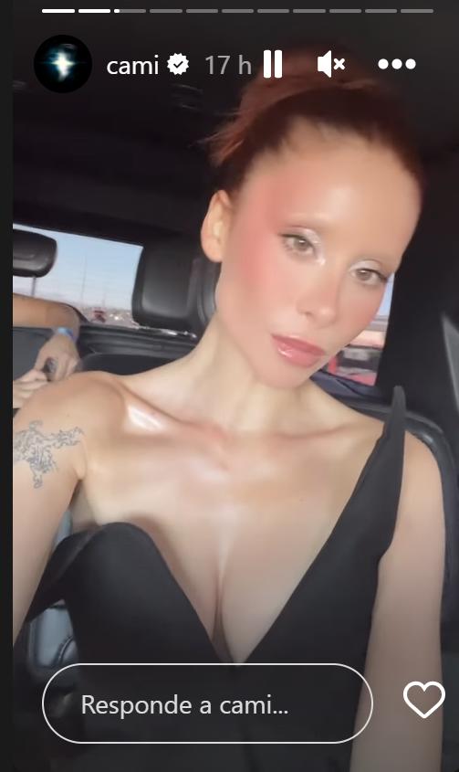 Cami Gallardo sorprende al lucir llamativo look “sin cejas” en la previa de los Grammy Latinos 2022