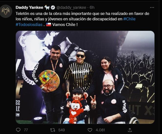 Twitter de Daddy Yankee