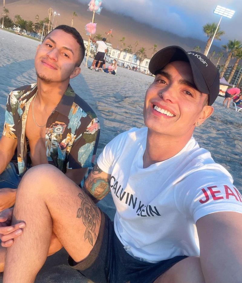 Nelson Mauri y su ex pololo