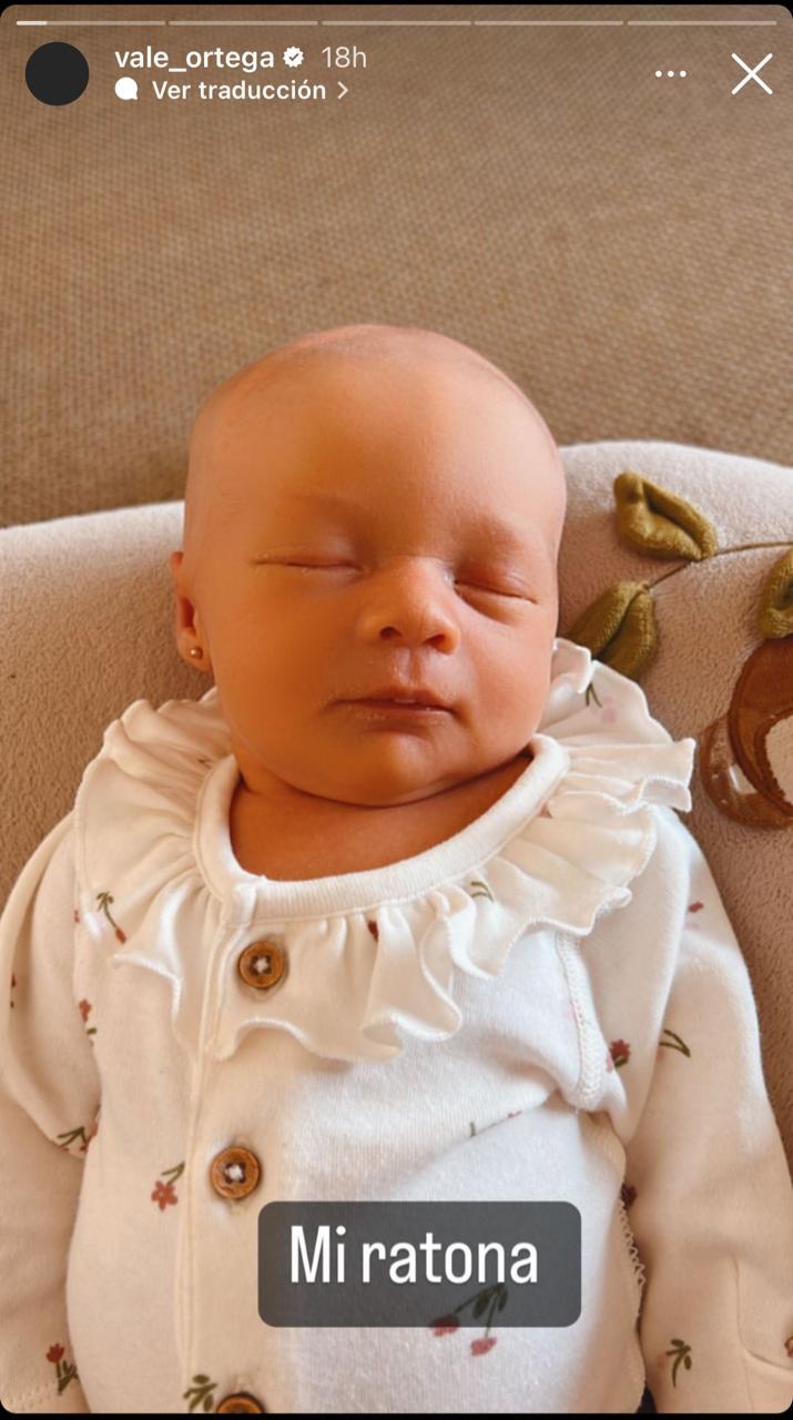 “Todo el día pegada a ella”: Vale Ortega enternece con registros de su bebé recién nacida