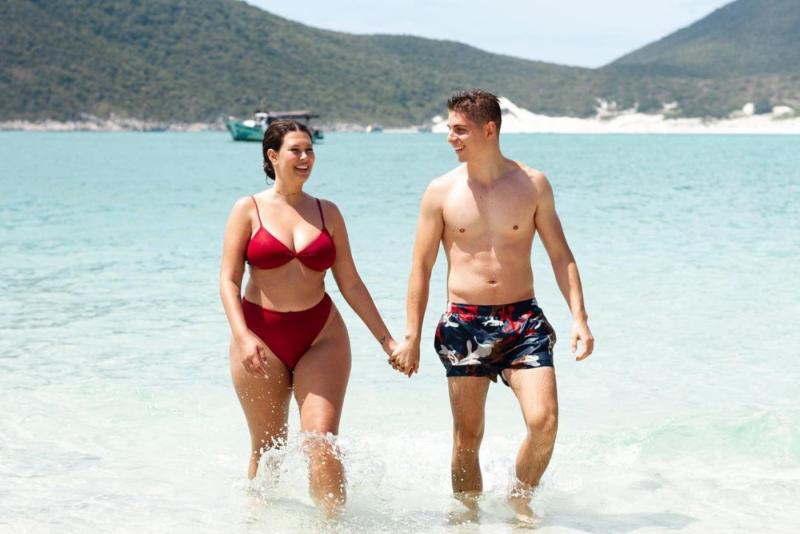 Michelle Carvalho y Ricardo Dalli