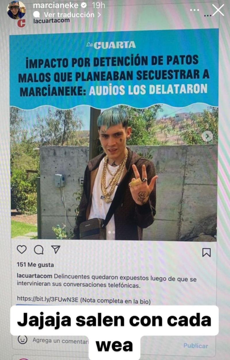 Reacción de Marcianeke